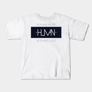 HUMAN Logo (Light) Kids T-Shirt